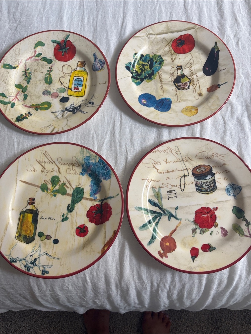 William Sonoma  salad/appetizer dishes